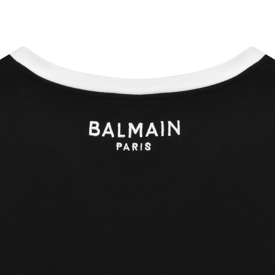 Alternative Image for ProductBalmain Logo T Shirt Black3